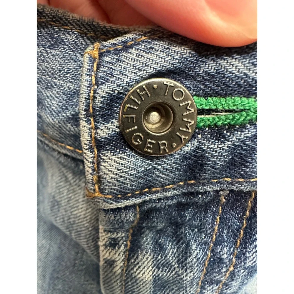 Vintage‎ Tommy Hilfiger Custom Straight Mens Blue Denim Jeans 34x30 Medium Wash